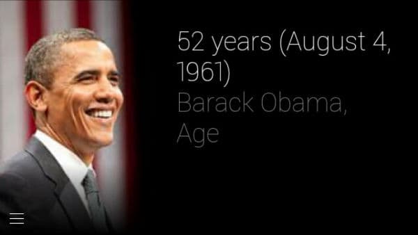 Снимок экрана Google Glass