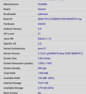 Производительность Huawei Mediapad X2