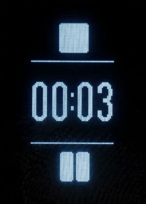 Снимок экрана фитнес-браслета Huawei TalkBand B2