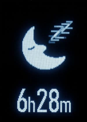 Снимок экрана фитнес-браслета Huawei TalkBand B2