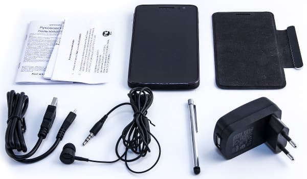 Комплект поставки Alcatel OneTouch Scribe HD 8008D