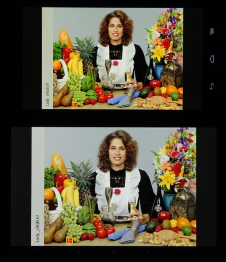 Обзор смартфона Alcatel Onetouch Hero 2. Тестирование дисплея