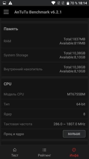 Смартфон Alcatel Pop 4S