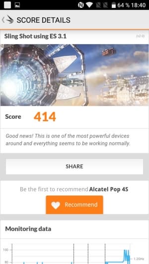 Смартфон Alcatel Pop 4S