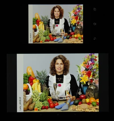 Обзор смартфона Asus Padfone Е. Тестирование дисплея