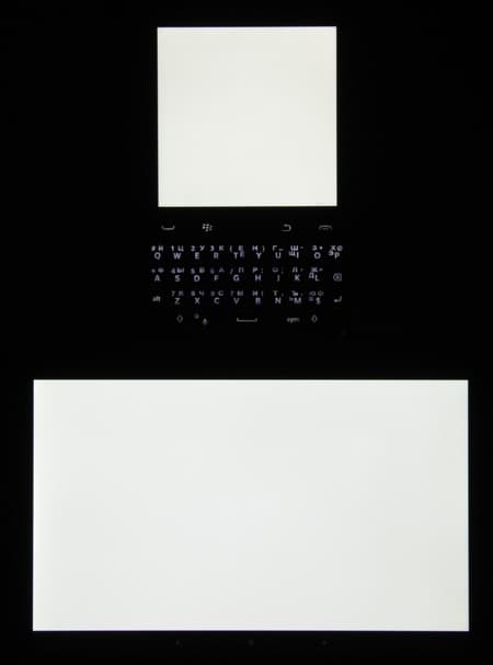 Обзор смартфона BlackBerry Classic. Тестирование дисплея