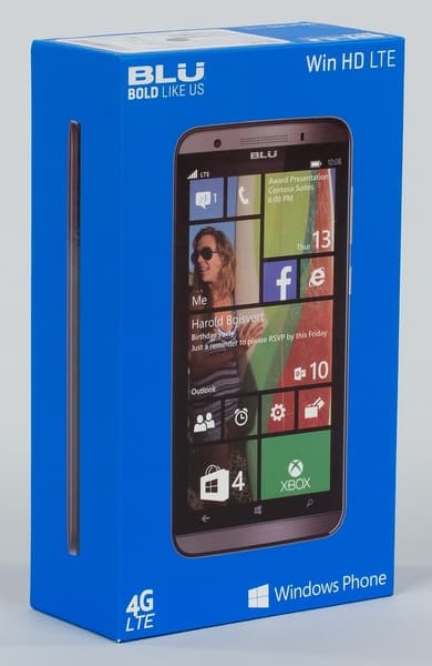 Упаковка BLU Win HD LTE