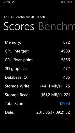 Производительность BLU Win HD LTE