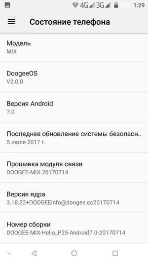 Обзор смартфона Doogee Mix