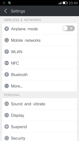 Обзор Gionee Elife E7. Скриншоты. Внешний вид ОС