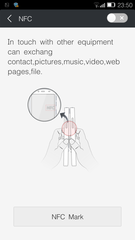 Обзор Gionee Elife E7. Скриншоты. NFC