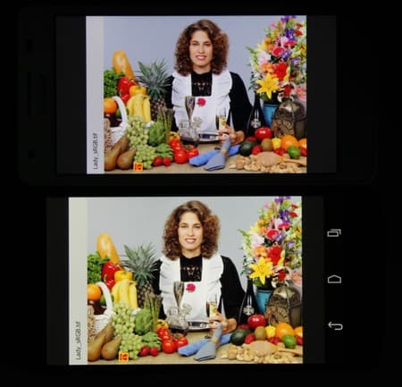 Обзор смартфона Google Nexus 5. Тестирование дисплея