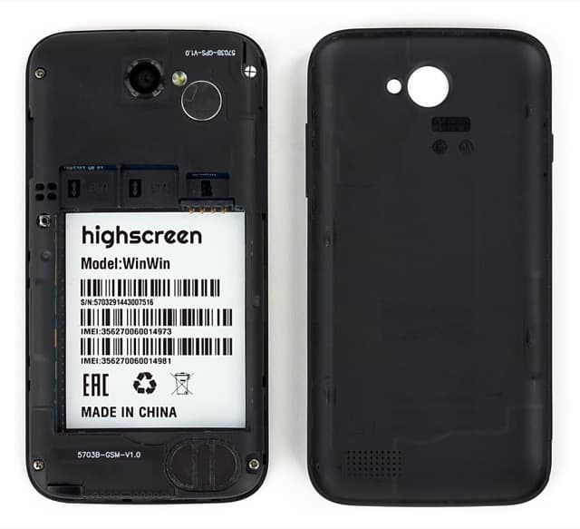 Внешний вид Highscreen WinWin