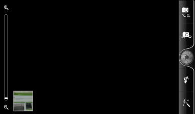 Обзор HTC Evo 3D. Скриншоты. Управление камерой