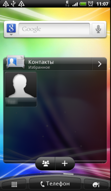 Обзор HTC Evo 3D. Скриншоты. Вторая вкладка основного экрана