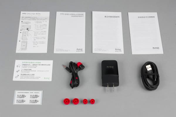 Комплект поставки HTC One max