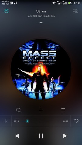 Обзор Honor Play 4X. Скриншоты. Аудиоплеер