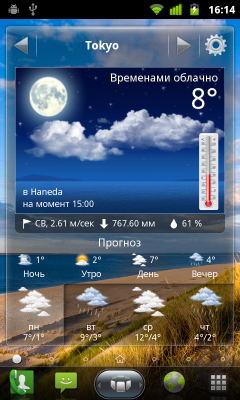 Обзор Huawei Vision. Скриншоты. Вкладка основного экрана