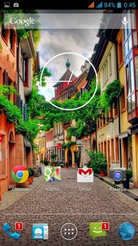 Обзор Iconbit Mercury XL. Скриншоты. Основной экран системы