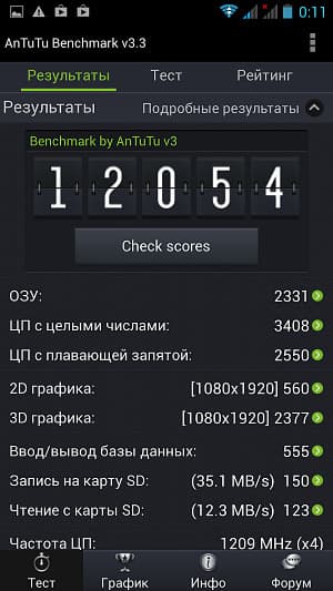 Производительность iocean X7