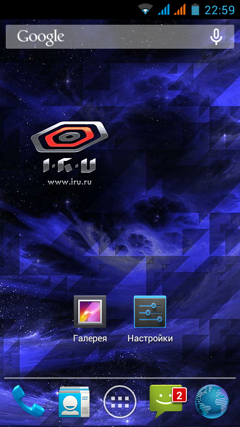 Обзор IRU M5302 Gzhel. Скриншоты. Внешний вид системы и оболочки смартфона