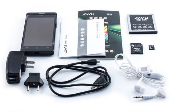 Обзор Jiayu G3. Аксессуары коммуникатора