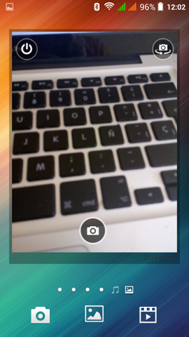 Обзор Jiayu G4S. Скриншоты. Виджет камеры