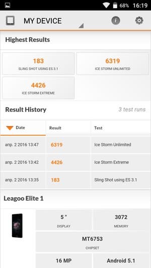 Смартфон Leagoo Elite 1