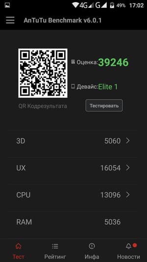 Смартфон Leagoo Elite 1