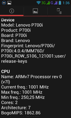 Обзор смартфона Lenovo P700i