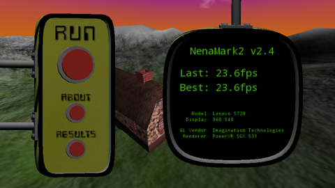 Обзор Lenovo S720. Скриншоты. NenaMark 2.4