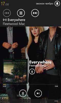 Музыка Nokia в Nokia Lumia 720