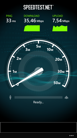 Обзор Nokia Lumia 930. Скриншоты. Скорость Wi-Fi