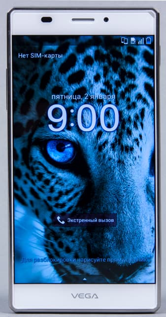 Лицевая сторона Pantech Vega Iron