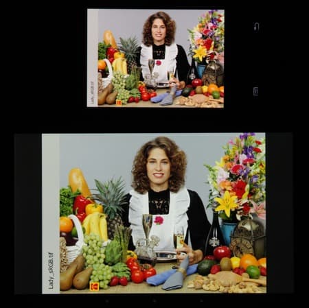 Обзор смартфона Samsung Galaxy S4 Mini (Black). Тестирование дисплея