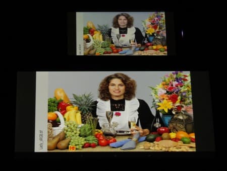 Обзор смартфона Sony Xperia E1. Тестирование дисплея