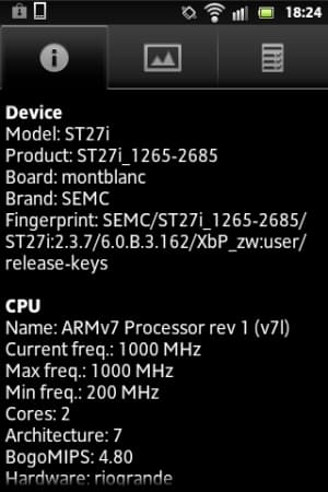 Обзор коммуникатора Sony Xperia go