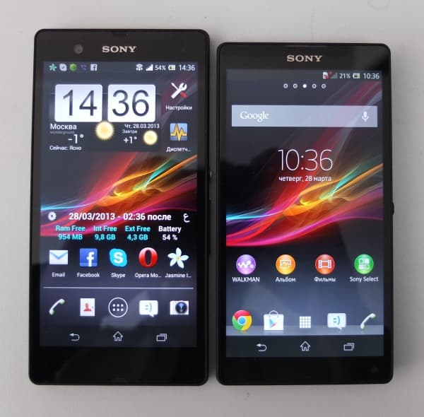 обзор смартфона Sony Xperia ZL