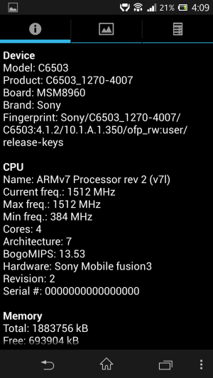 обзор смартфона Sony Xperia Z