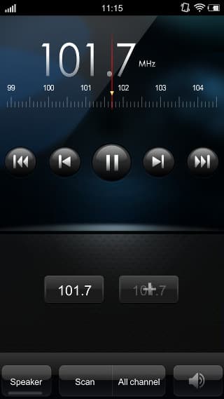 Программа FM-радио в vivo Xplay