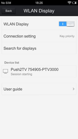 Настройка Wi-Fi Display в vivo Xplay