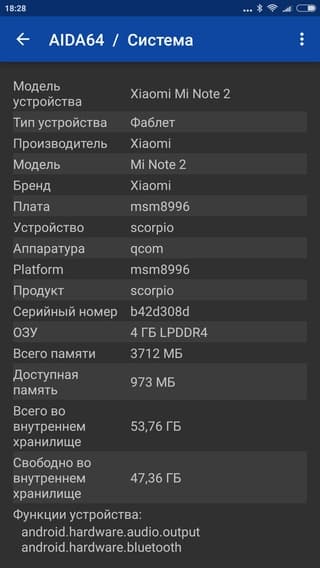 Смартфон Xiaomi Mi Note 2
