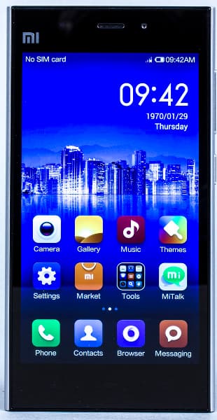 Внешний вид Xiaomi Mi3