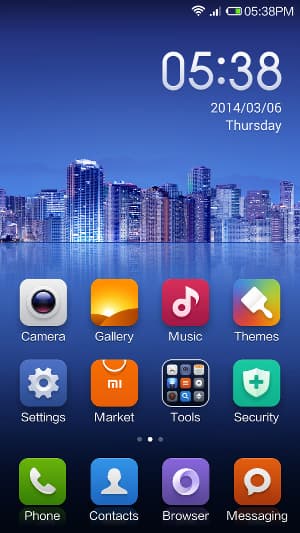 Программное обеспечение Xiaomi Mi3
