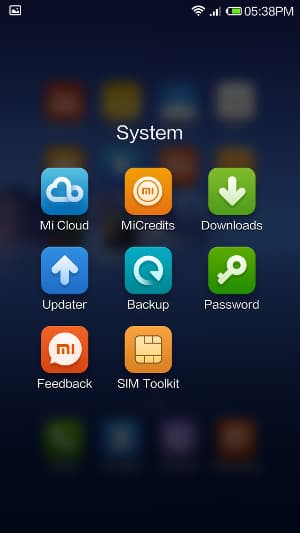 Программное обеспечение Xiaomi Mi3