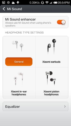 Настройка наушников Xiaomi в Mi3