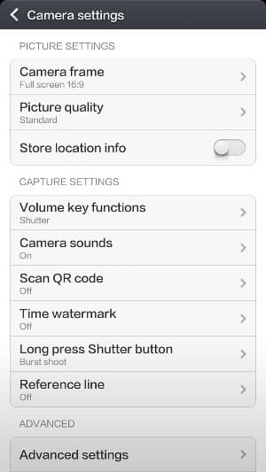 Работа с камерой Xiaomi Mi3