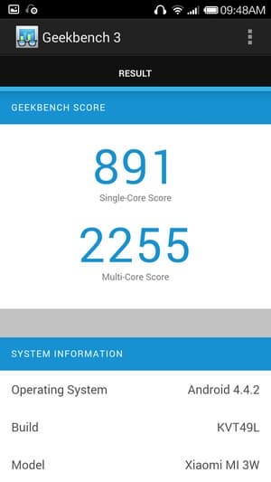 Производительность Xiaomi Mi4
