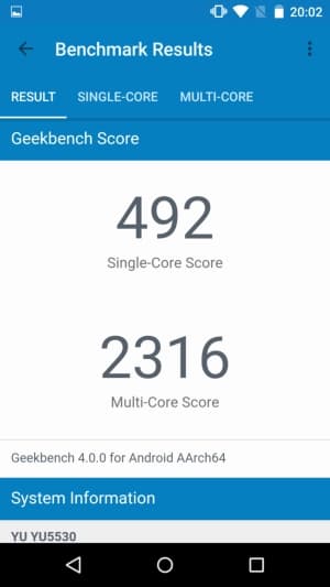 Обзор смартфона Yu Yunicorn (YU5530)