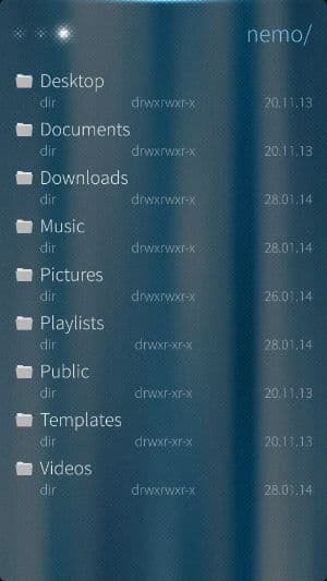 Скриншот Sailfish OS